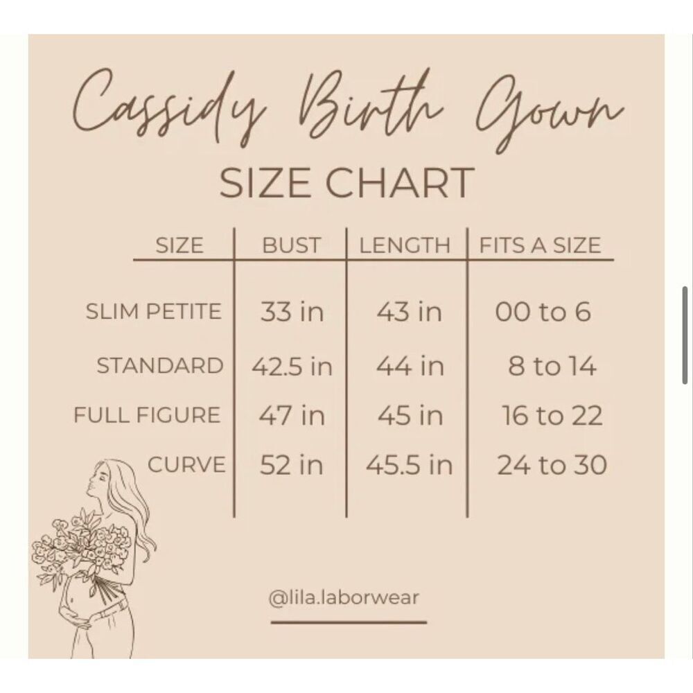 Lila CASSIDY LABOR & POSTPARTUM GOWN Crimson - Picture 4 of 14